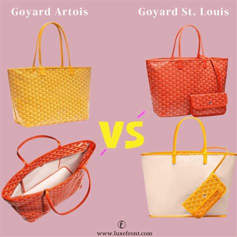 goyard st louis small|goyard st louis vs artois.